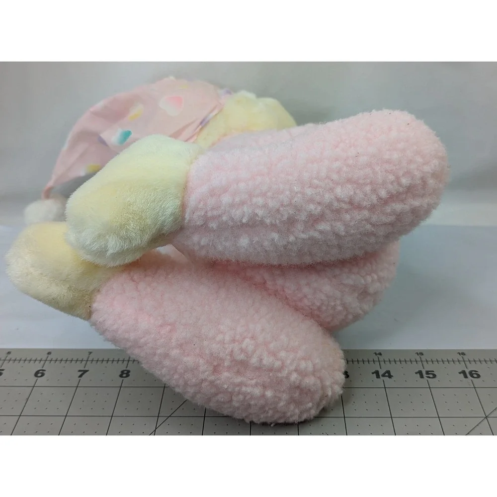 Prayer Bear Plush Cream Pink Sherpa 12 Inch Heart Cap‎ Tb Trading Co Stuffed